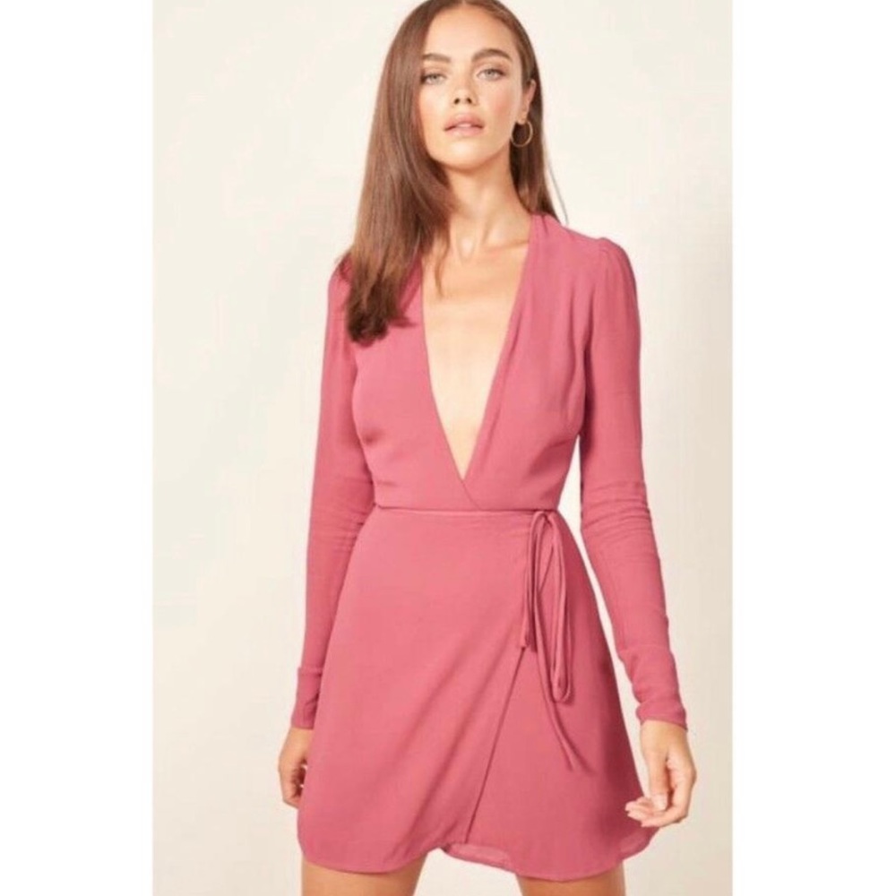 Reformation Pink Mini Dress